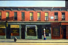 22A Early Sunday Morning - Edward Hopper 1930 Whitney Museum Of American Art New York City